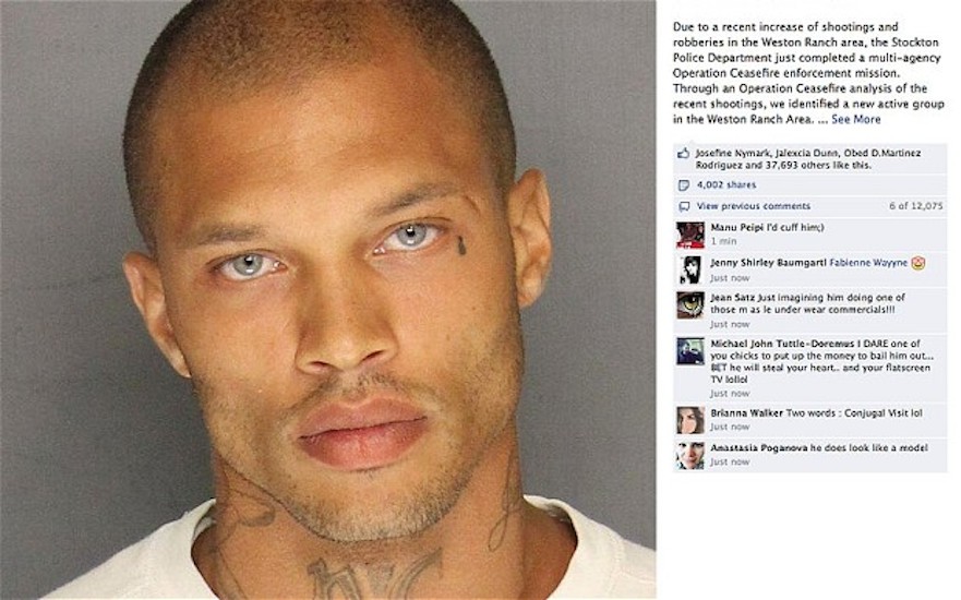 UPDATED: One Handsome Felon Goes Viral : Jeremy Meeks is  The ‘Hot Convict’