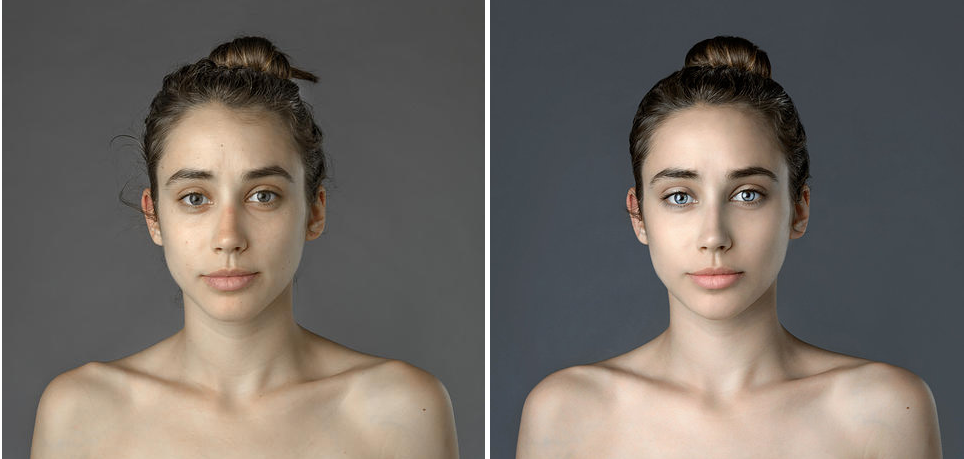 Female Has Face Photoshoped Over 20 Times to Showcase Multiple Beauty Standards