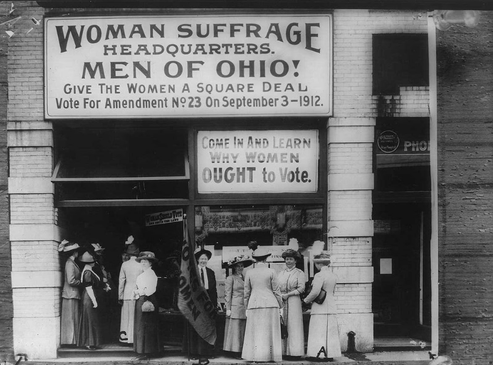 Woman Suffrage Headquarters, Cleveland, 1913
